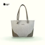Double Handle Ladies Bag (Off White)