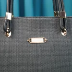 Double Handle Ladies Bag (Black) - Image 2